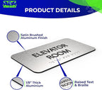 ADA Elevator Room Sign for Business - Image 3