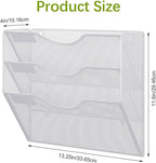 EasyPAG 3 Pocket Mesh Wall File Organizer, Hanging Paper Folder Holder - Image 7