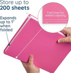 Blue Summit Supplies 25 Pink Hanging File Folders Letter Size, Reinforced - Image 3