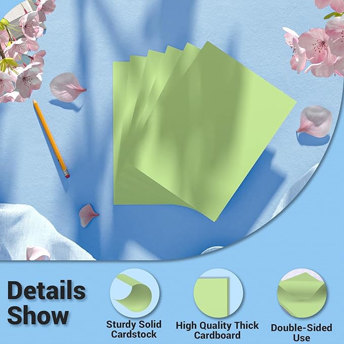 Cardstock 8.5 x 11, Thick Printer Paper 75 lb/200 gsm, 40 Sheets Card Stock - Image 3