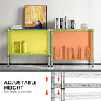 MZG 220 lbs 2 Tier Storage Rack Metal Wire Shelving Unit, Storage Standing - Image 7