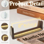 Personalized Acrylic Light Up Name Plate - Image 4