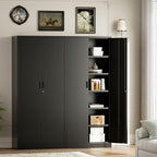 TaskStorz Metal Garage Storage Cabinets, 71” Tall Metal File Cabinet - Image 8