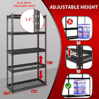 Shuntong The Atlas 30" W x 12" D x 60" H Adjustable Garage Storage Shelves Load - Image 3