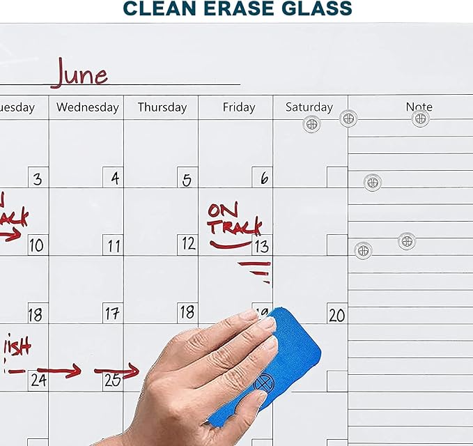J&J worldwide Magnetic Whiteboard Calendar, - Image 6