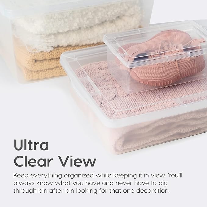IRIS USA 6-Pack Storage Bins - Image 6
