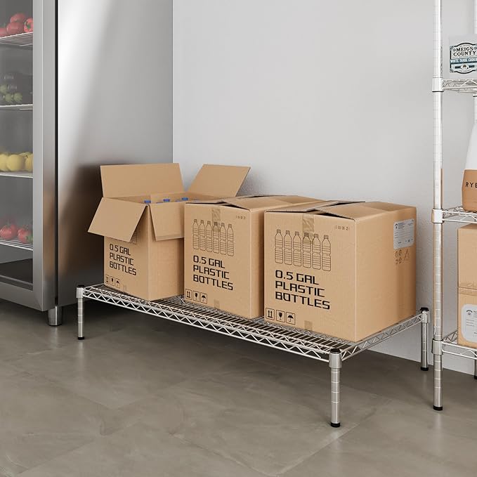 Regal Altair 24" Deep x 48" Wide x 8" Height Wire Shelving Kit | 1-Tier | NSF - Image 6