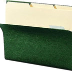 Smead Hanging File Folder, 1/5-Cut Adjustable Tab, Letter Size, Standard Green - Image 8