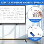 Max-officoo 4'x8' Large Dry Erase White Board - Image 2