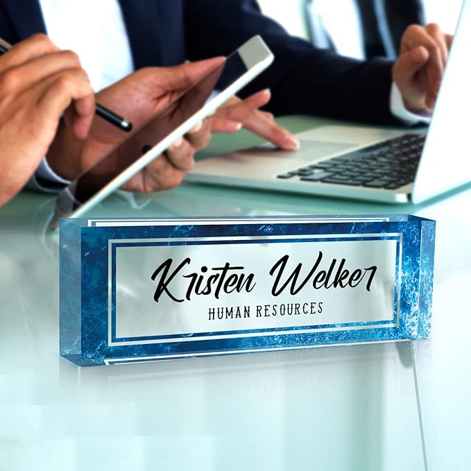 Custom Name Plate for Desk, Desk Name Plate Personalized, Office Decor for - Image 6
