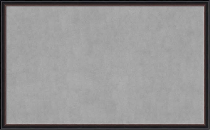 Amanti Art Black Framed Magnetic Board 26x42 Large Vision Board by AmantiArt