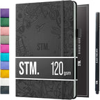 Bullet Dotted Journal Dot Grid Notebook | A5 Daily Journaling Notebooks by ScribblesThatMatter
