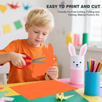 Cardstock 8.5 X 11, 40 Sheets, Pumpkin Orange Card Stock, 75lb/ 200gsm Orange - Image 5