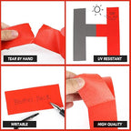 BOMEI PACK Red Painters Tape 1 Inch - Image 4