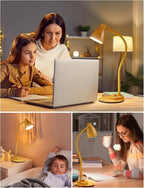 BOHON LED Desk Lamp with USB Charging Port, 3 Color Modes Fully Dimmable - Image 7