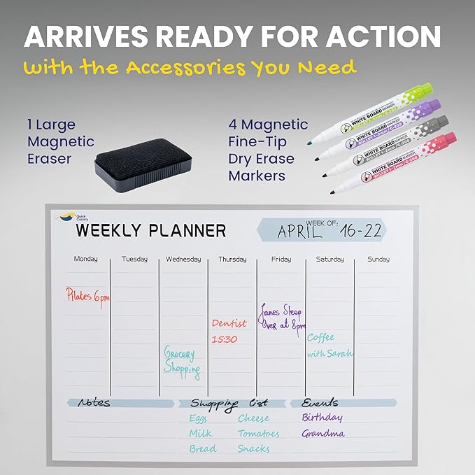 Magnetic Weekly Planner for Fridge - Image 8