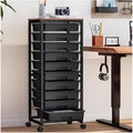 SYKIARIOL Rolling Cart with Drawers, 10 Drawer Rolling Cart, Rolling storage by SYKIARIOL