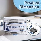 Medium Binder Clips 1.25 Inch - Image 2