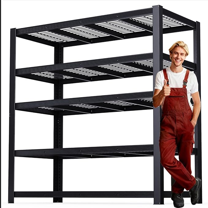 ZEUKMXOO Heavy Duty Garage Shelving, 5-Tier Storage Shelves, 3050LBS Capacity by Unknown