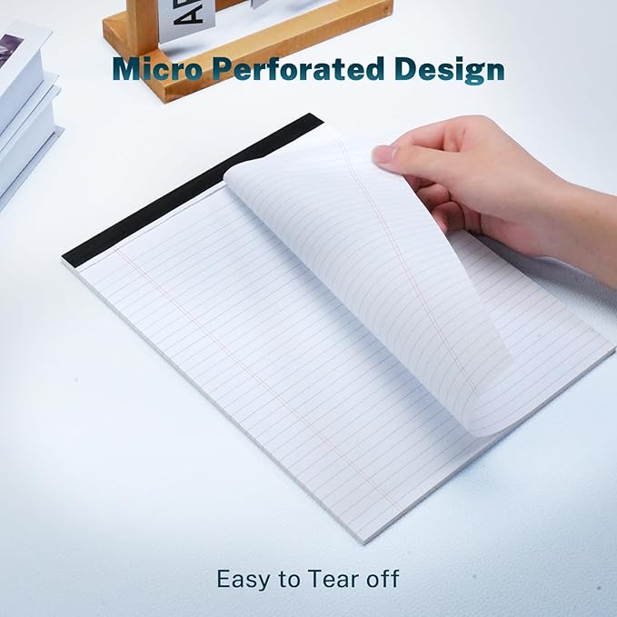 12 Pcs Legal Pads 8.5" x 11" College Ruled Note Pads 8.5 x 11.75 Inch - Image 3