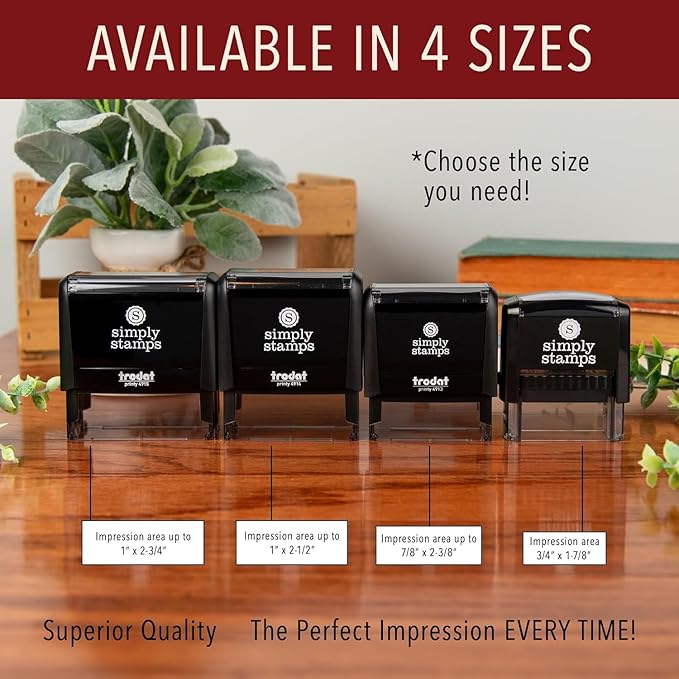 Self Inking Modern Address Stamps | Custom Return Address Stamper - Image 4