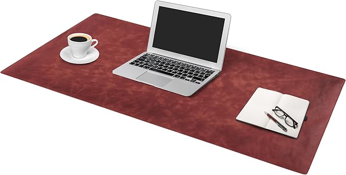 Node Leather - Genuine Leather Desk Mat - Executive Real Leather Desk Pad - - Image 7