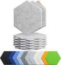 Amantech 12 Pack Acoustic Panels Self Adhesive Sound Proof Foam, High Density by Amantech
