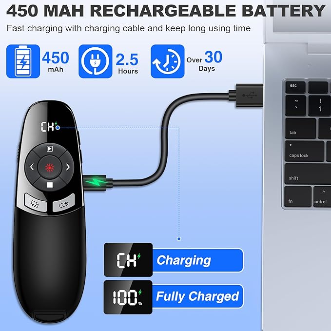Rechargeable Wireless Presentation Clicker - Image 3