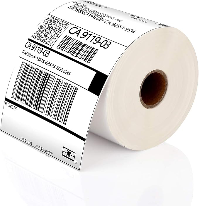 JADENS Direct Thermal Shipping Label, 4x6-350 Labels, Commercial Grade by JADENS