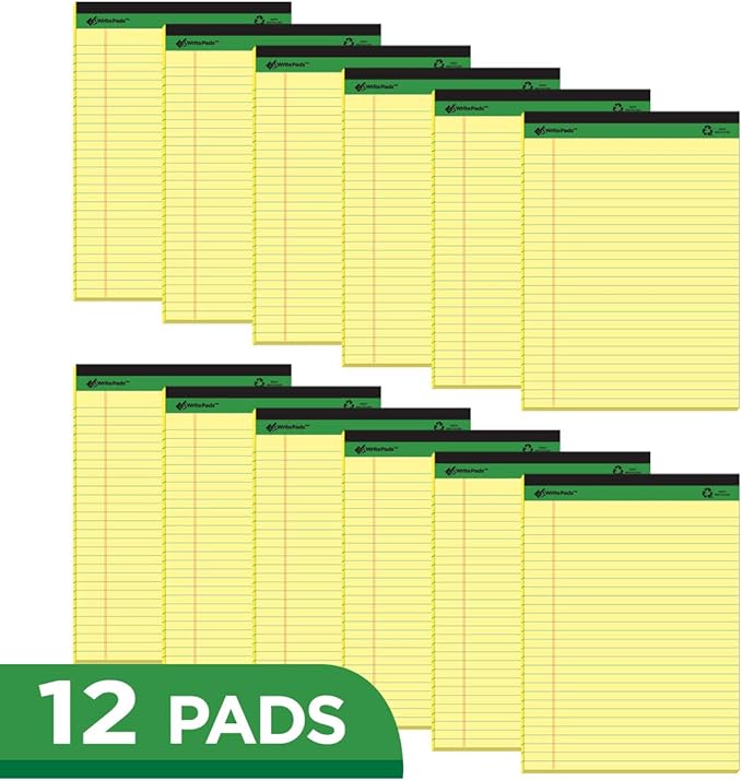 KAISA Legal Pad Writing Pads, 8.5"x11.75" Wide Ruled, 56GSM Paper Notepads - Image 7