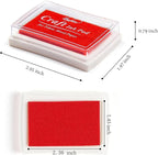 Lsushine Craft Ink Pad Stamps Partner DIY Color, 15 Color Craft Ink Pad - Image 4