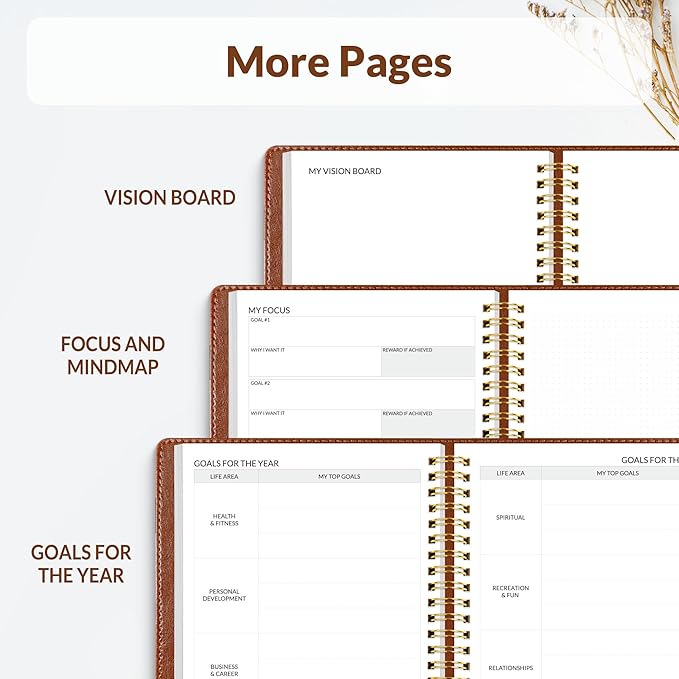 SUNEE 2026 Planner 8.5" x 11" – Dated Productivity Planner - Image 6