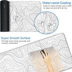 Extended Mouse Pad, 31.5x15.7 inch Large Gaming Computer Keyboard Mouse Mat - Image 3