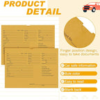 120 Pcs 9 x 12 In Vehicle Dealer Jackets - Image 3