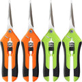 BEoffer 4 Pack Pruning Shears, 6.5 Inch Garden Scissors Gardening Hand Pruning by BEofferDirect