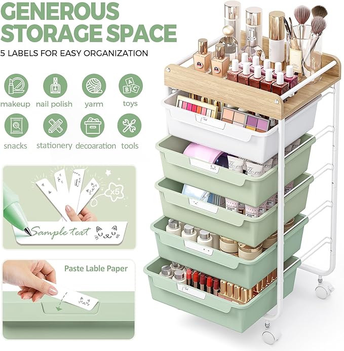 Rolling Storage Utility Cart - Image 4