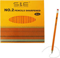 S & E TEACHER'S EDITION Wood-Cased #2 Pencils 50Pcs, Pre-Sharpened Pencils by SETEACHERSEDITION