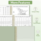 SUNEE 2026 Appointment Book, Quarter-Hourly, Weekly & Monthly - Image 6