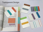 ELII 500 PCS Tabs 2 Inch Book Tabs Sticky Index Tabs, Page Markers File Tabs - Image 4