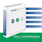 Samsill 1 Inch 3 Ring Binders, Made in USA, Economy Round Ring - Image 3