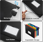 TRANBO 7-Pockets Hanging File Folder - Image 2