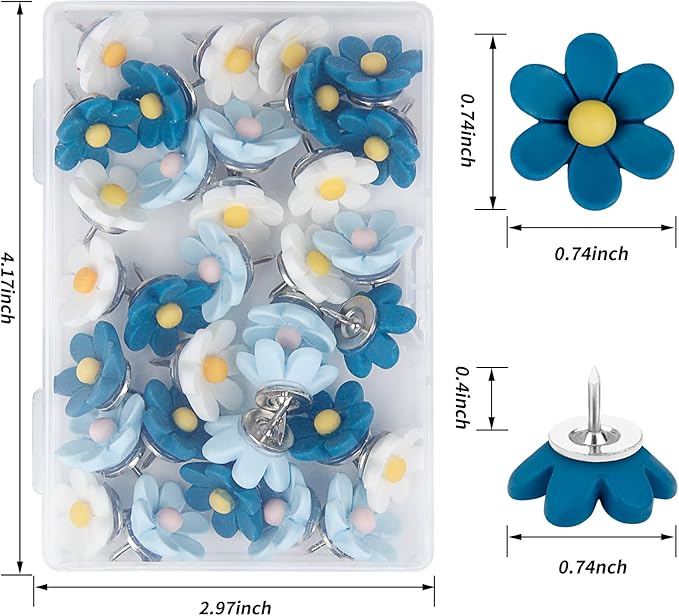 Decorative Push Pins, Feature Wall, Bulletin Board, Office or Home - Image 2