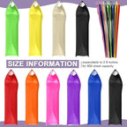 10 Pieces Plastic File Folders Envelope Expanding File Wallet Organizer - Image 4