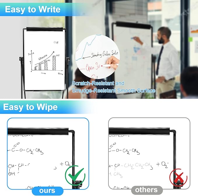 White Board Easel Office Portable Dry Erase Boards - Image 5