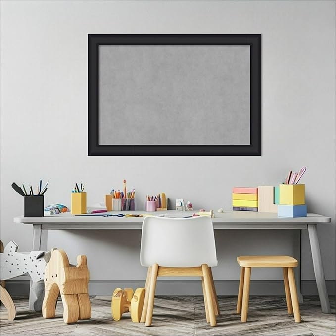 Amanti Art Black Framed Magnetic Board 19x27 Medium Vision Board - Image 5