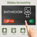 Bathroom Door Signs, Available In Use Sliding Sign, Do Not Disturb, Vacant - Image 2