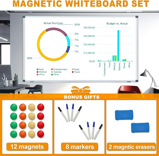 H-Qprobd 5' x 4' Dry Erase Board - Image 3
