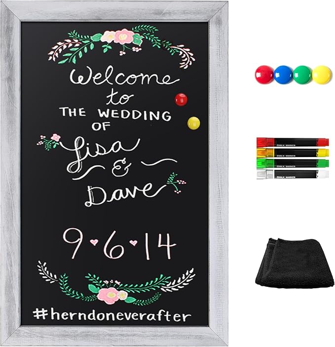 SELEAD Magnetic Chalkboard Words Sign by SELEAD