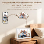 15.6" Digital Calendar Wall Touch Screen, Chore Chart, Photo Frame, Refills | Real-time Google, Outlook and iCloud sync keeps every family member organized, with meal planning and no subscription fees.