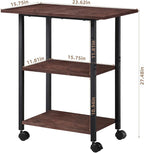 Lerliuo 3-Tier Printer Stand, Industrial Mobile Printer Table - Image 2